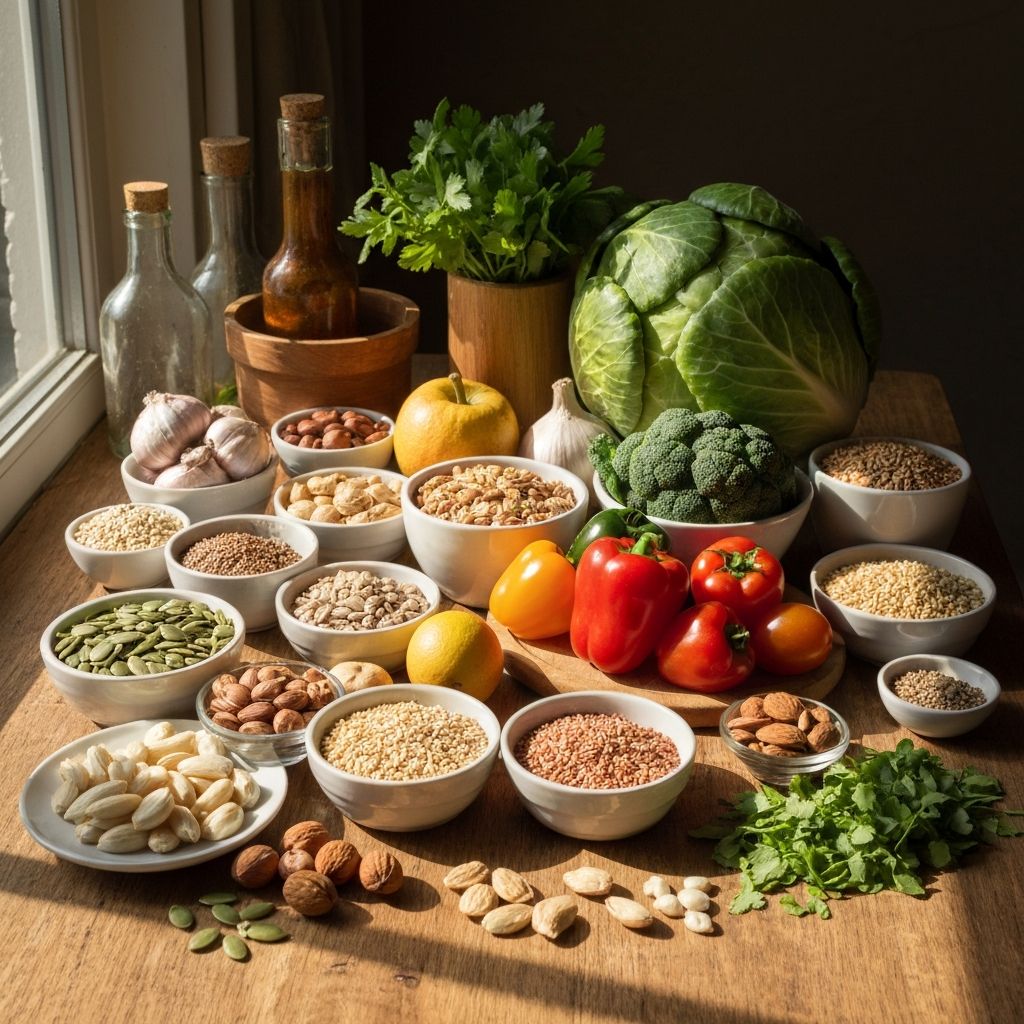 Healthy nutritious foods